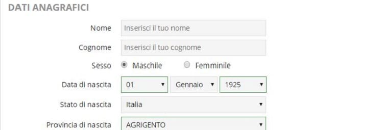 Area contatti FiveBet